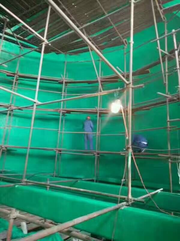 电厂烟囱内防腐施工